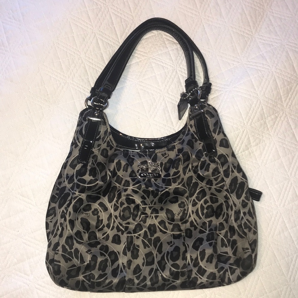 Leopard Print Coach Bag